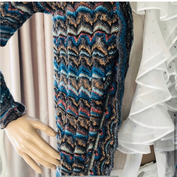 Calypso St. Barth Alpaca Thin Open Cardigan Sweater S - Picture 7 of 14